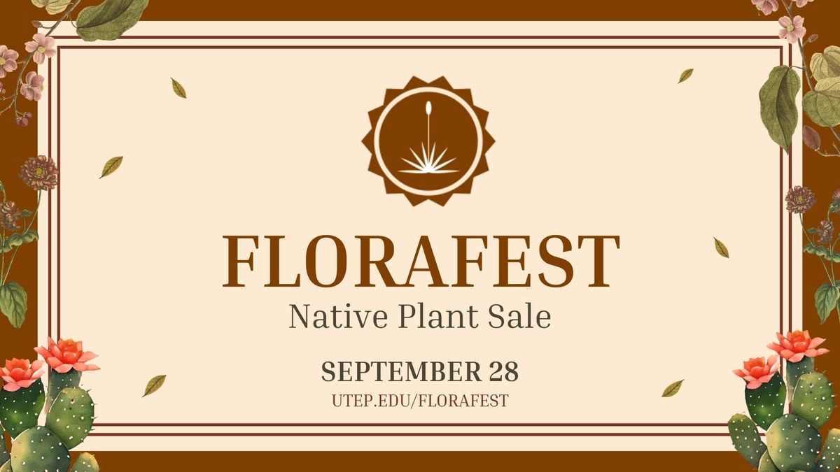 FloraFest Native Plant Sale Fall 2024