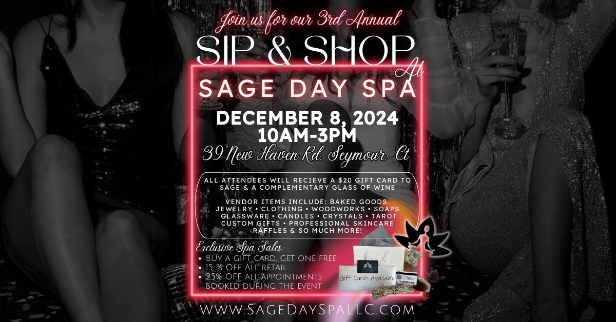 Sip & Shop At Sage Day Spa