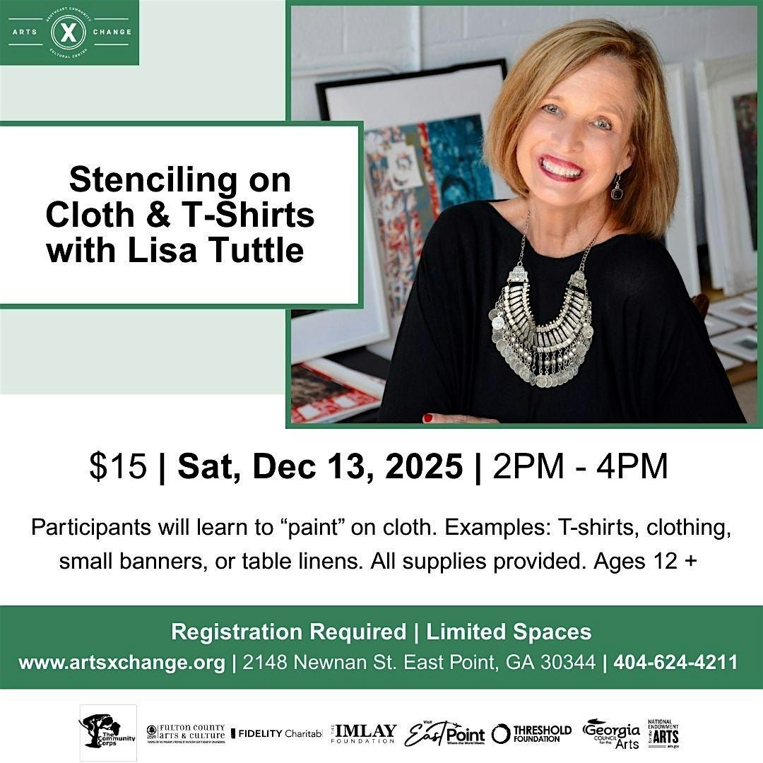 Stenciling on Cloth and T-Shirts - With Lisa Tuttle