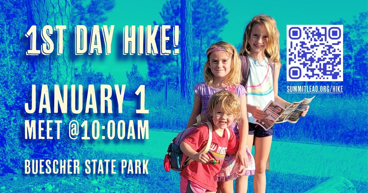 FIRST DAY HIKE @ Buescher State Park - Local Hike Series January 1 Meet-up