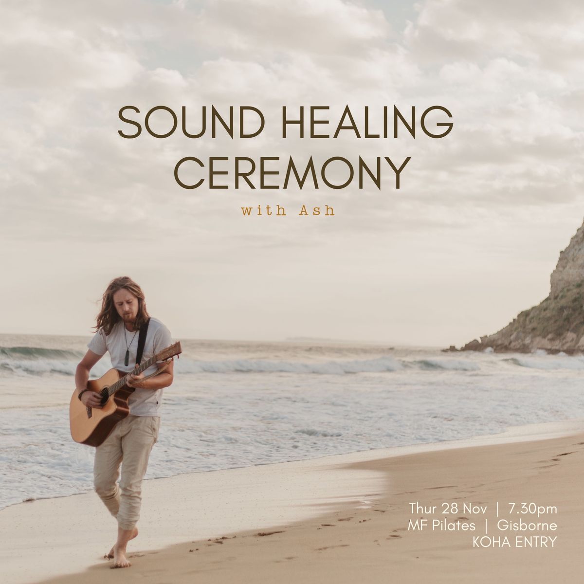 Sound Healing Ceremony with Ash | Gisborne 