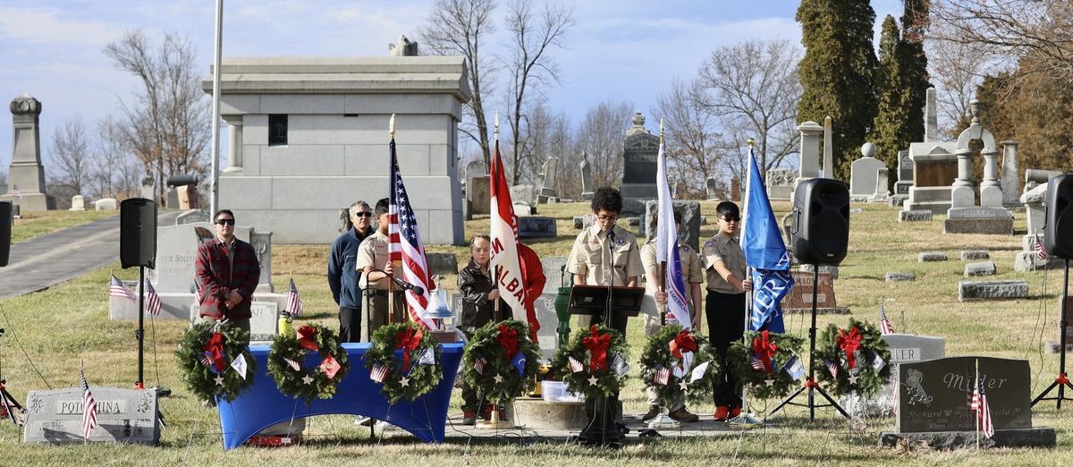 2024 Wreaths Across America at New Albany's Old Burying Ground