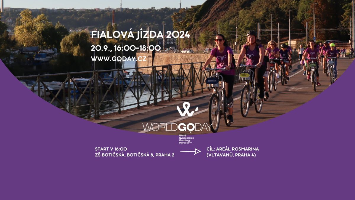 World GO Day 2024: Fialov\u00e1 cykloj\u00edzda Prahou