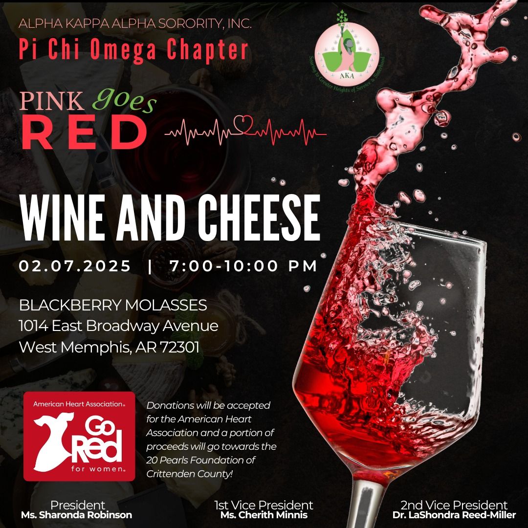 2025 Pink Goes Red - Wine & Cheese