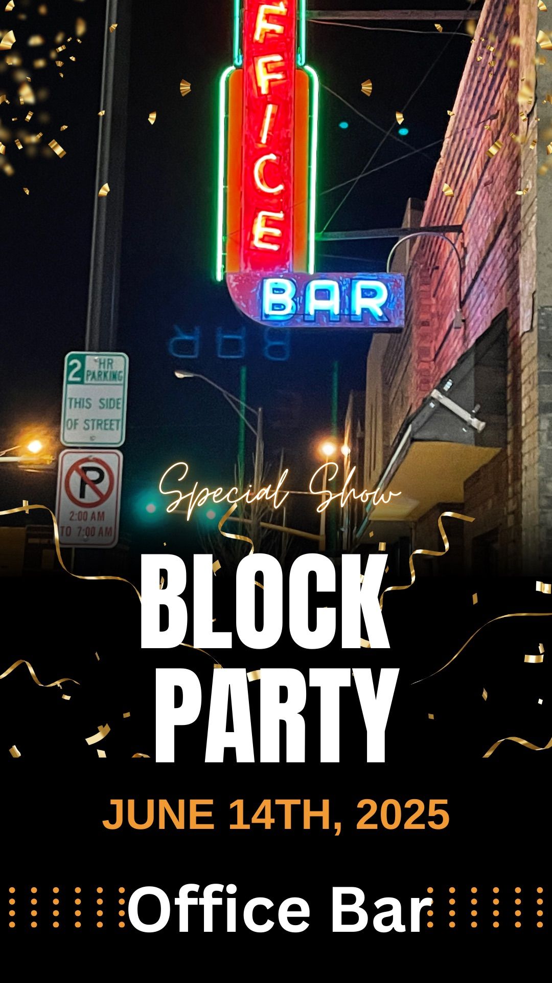 \ud83c\udfa4Office Bar Block Party\ud83c\udf7a