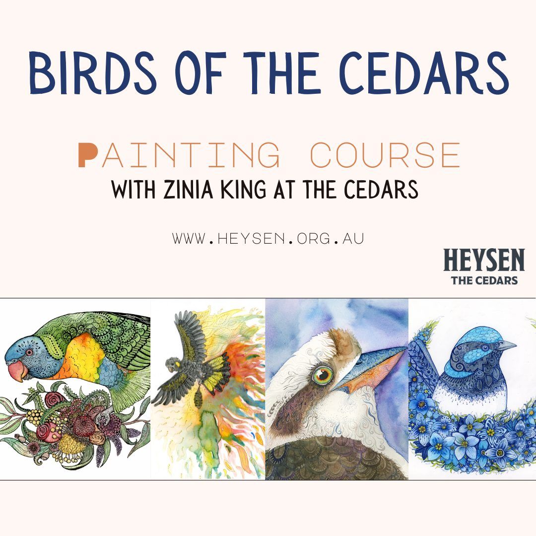 Birds of The Cedars Painting Course