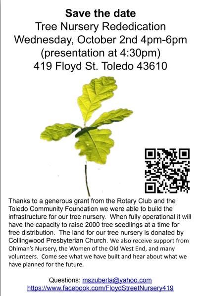 Floyd Street Tree Nursery Open House