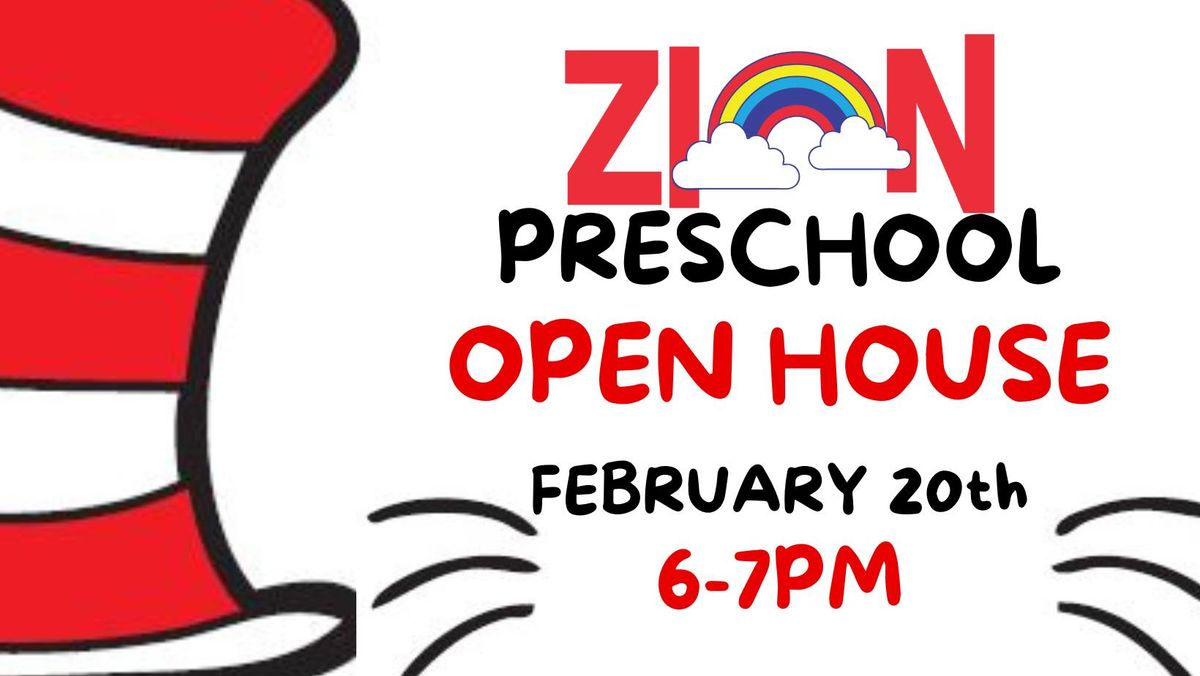 Zion Preschool Open House