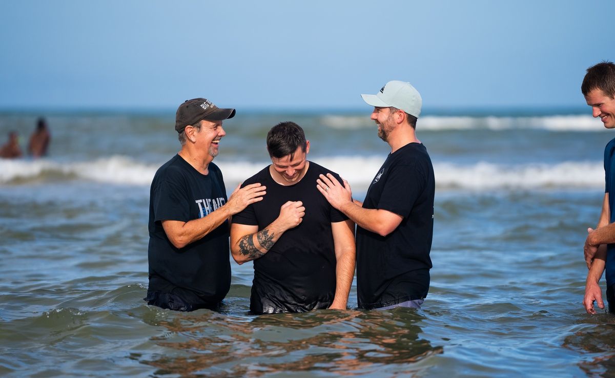 The Net's Beach Bonfire and Baptism!