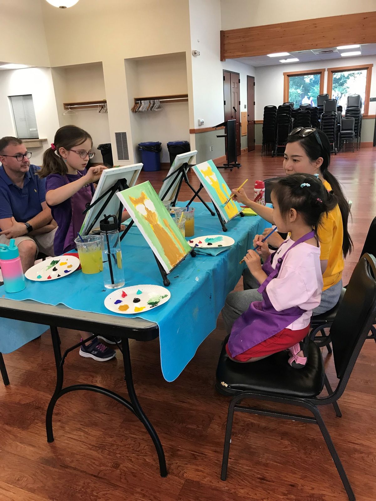 Paint Night with Kids and a Canvas