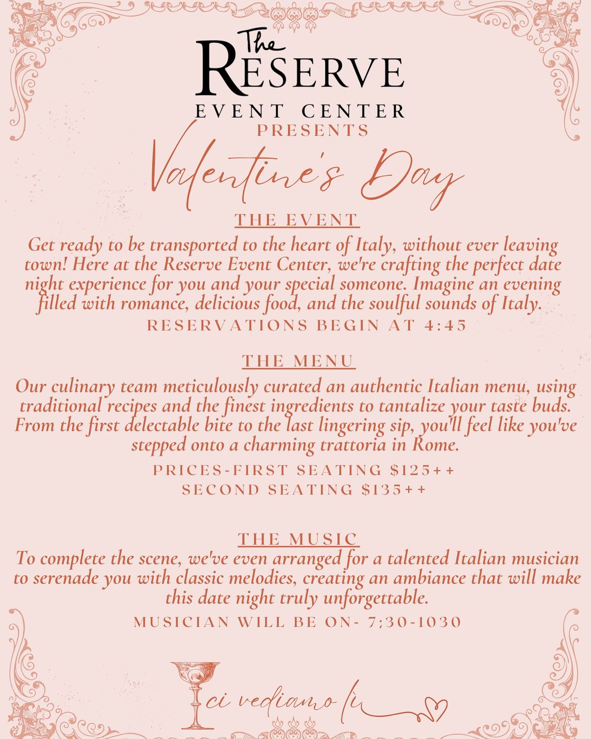 Valentine\u2019s Day at The Reserve Event Center 