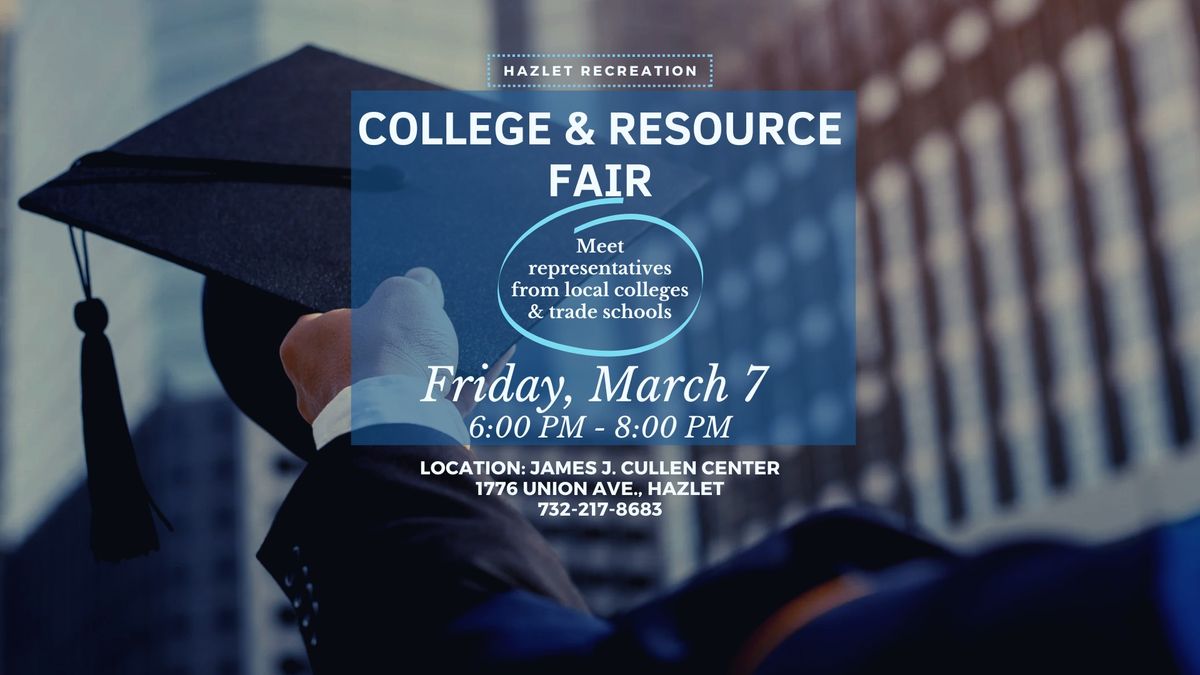 College & Resource Fair - Hazlet Recreation