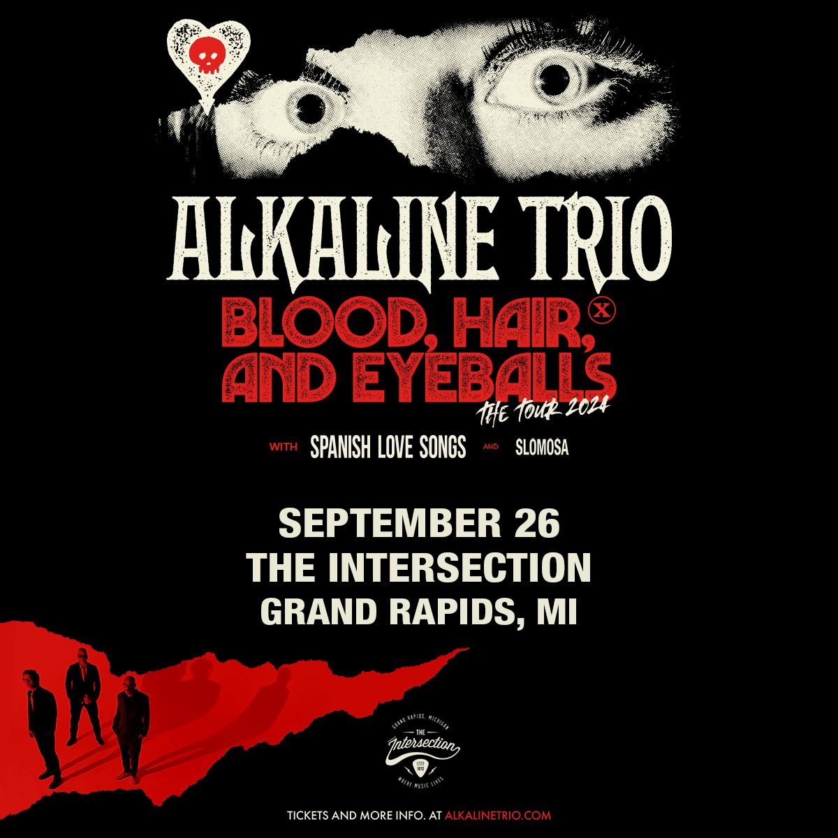 Alkaline Trio with Spanish Love Songs and Slomosa