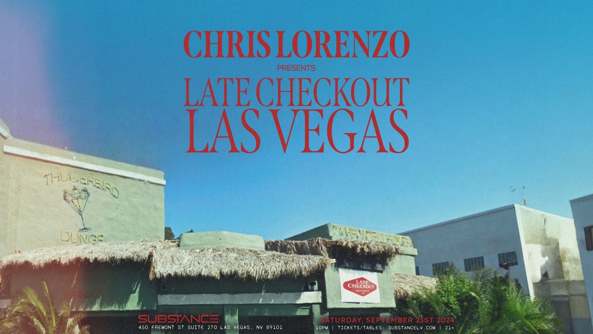 RVLTN & Insomniac Presents: CHRIS LORENZO at SUBSTANCE (21+)