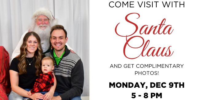 FREE Photos with Santa!