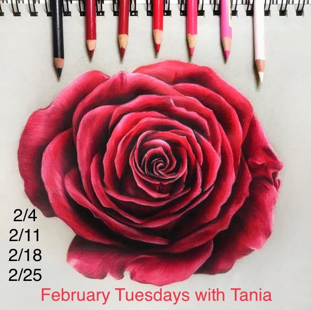 February Tuesdays With Tania SEEING RED 