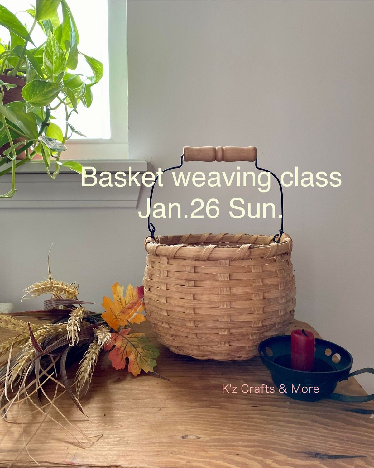 Basket weaving class \u301cSwing basket\u301c