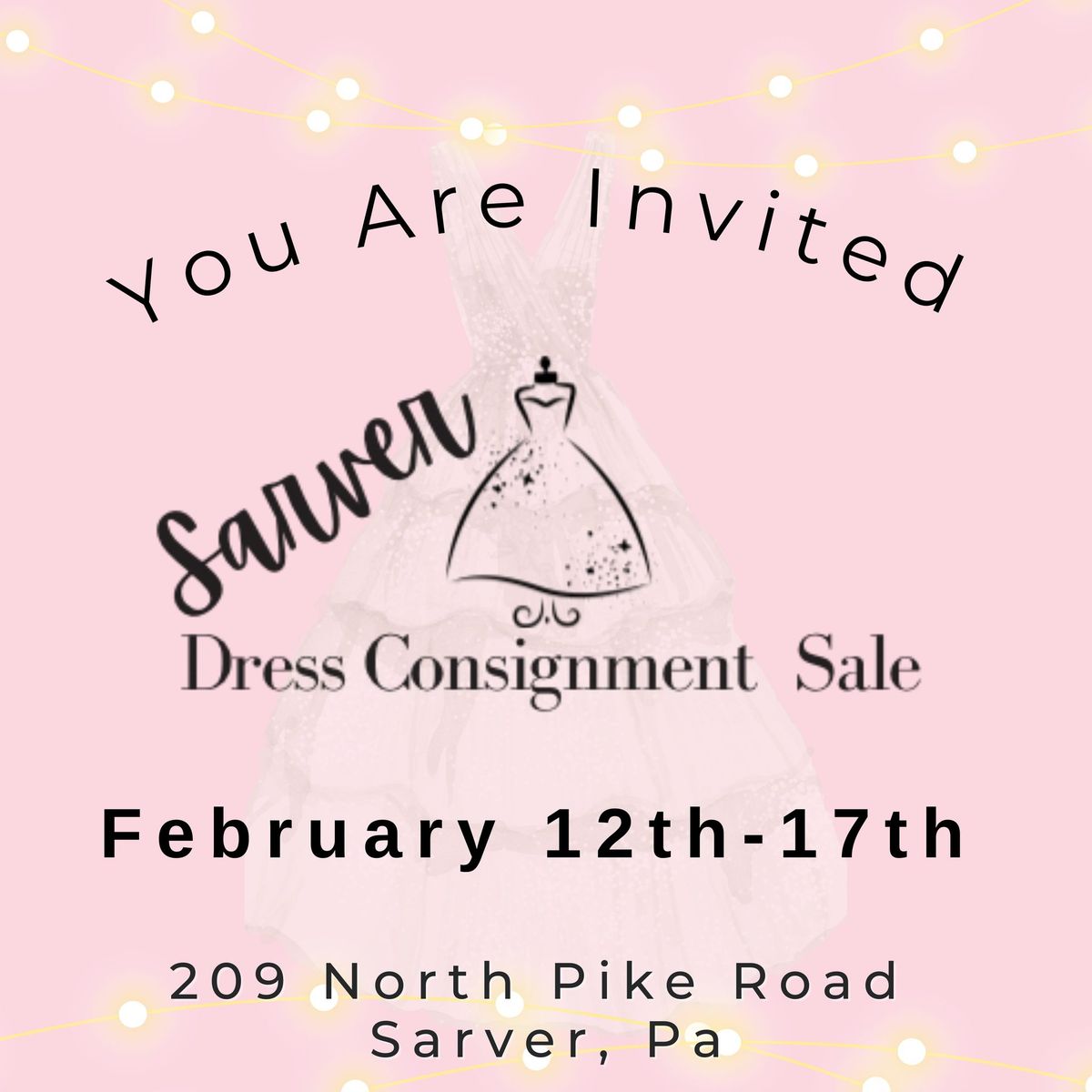 Sarver Dress Consignment Sale