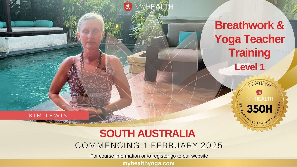 Breathwork & Yoga Teacher Training Level 1 - SOUTH AUSTRALIA