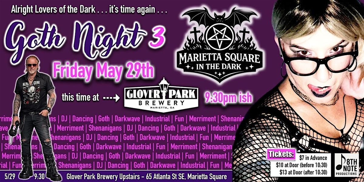 Marietta Square in the Dark