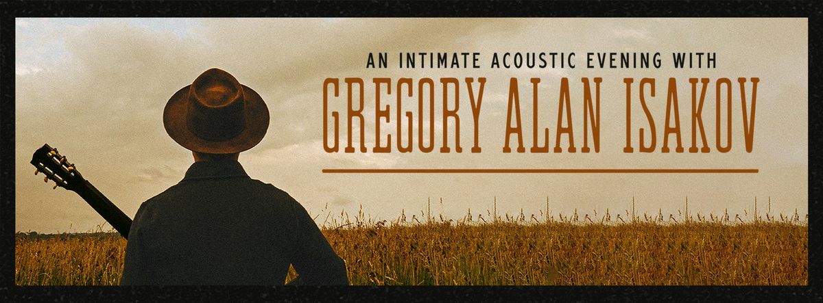 Parking An Acoustic Evening with Gregory Alan Isakov