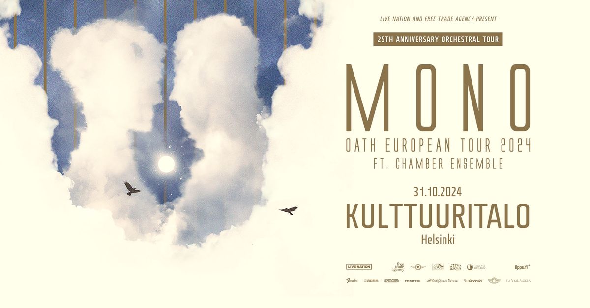 MONO (JP): OATH \u2013 25th Anniversary Orchestral Tour, Kulttuuritalo, Helsinki 31.10.2024