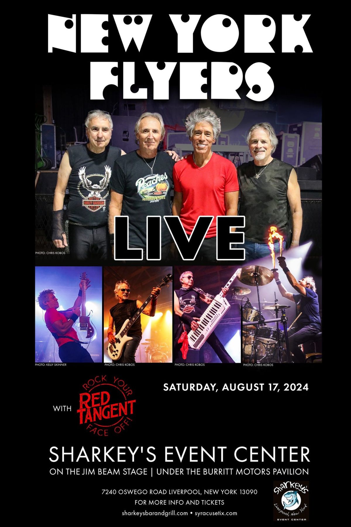 New York Flyers Live on 8\/17\/24 at Sharkey's Event Center, Liverpool NY 