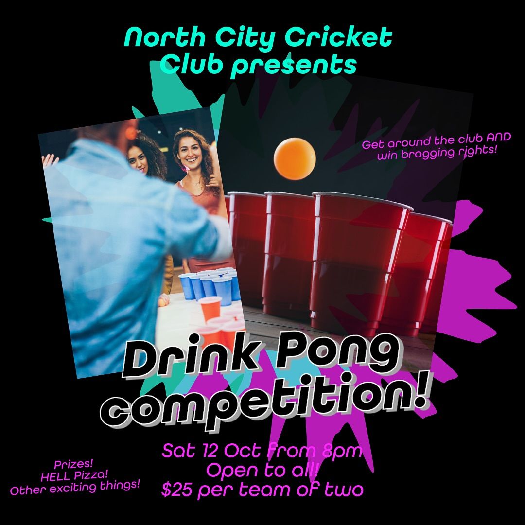 North City social - drink pong!