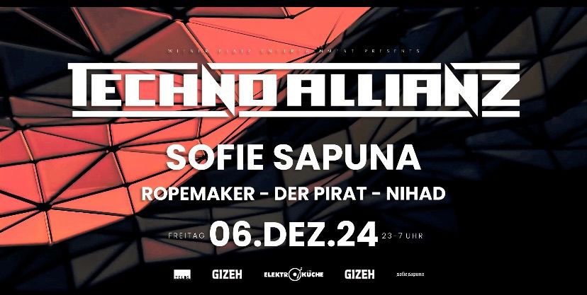 Techno Allianz Nicolaus Rave w\/Sofie Sapuna 