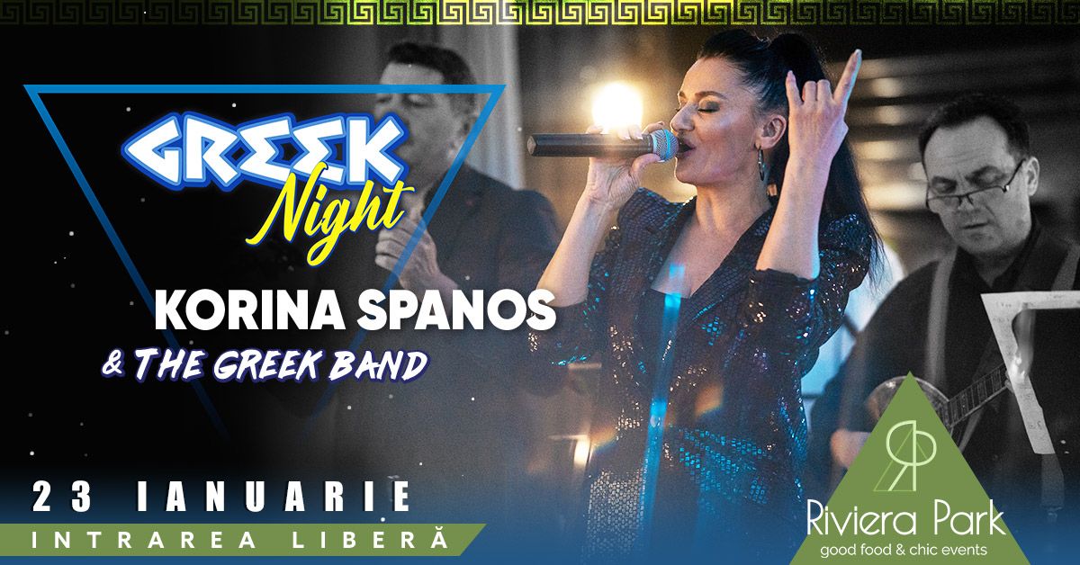 Korina Spanos & Band \u2013 Greek Night @RivieraPark