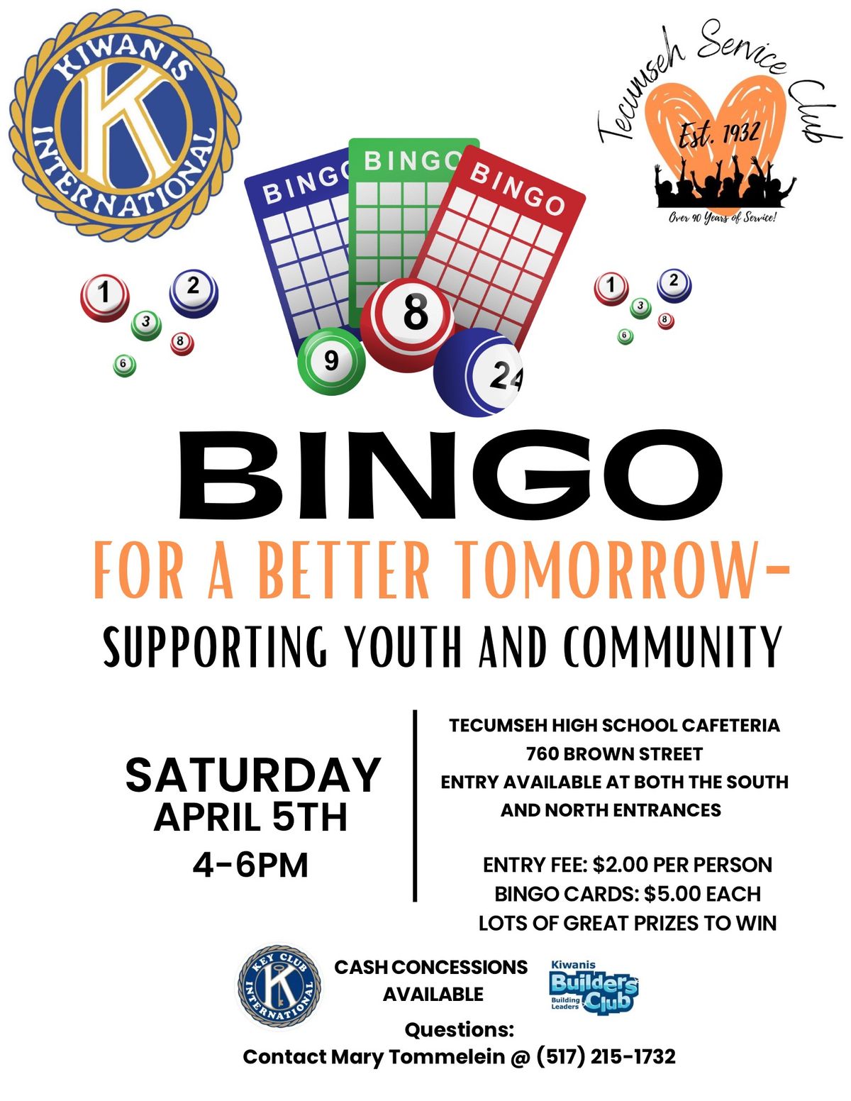 Bingo Fundraising Night