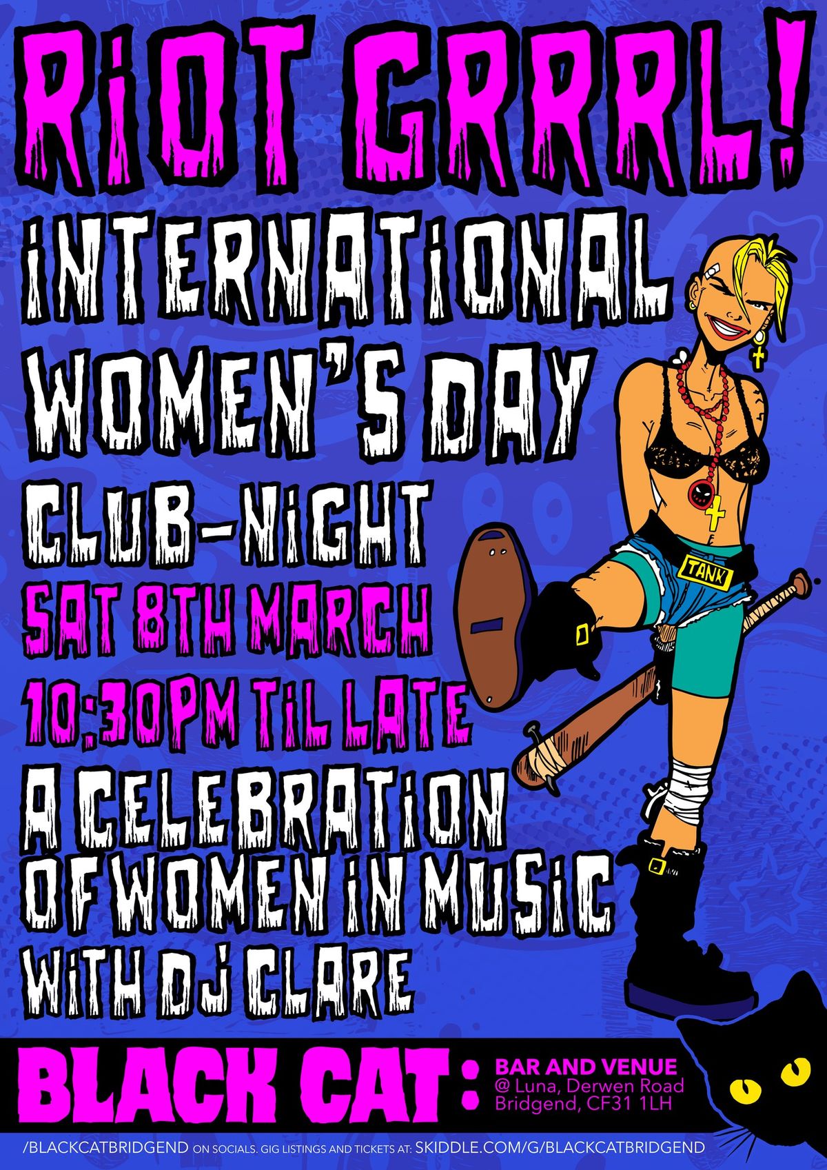 RIOT GRRRL - International Women's Day club-night