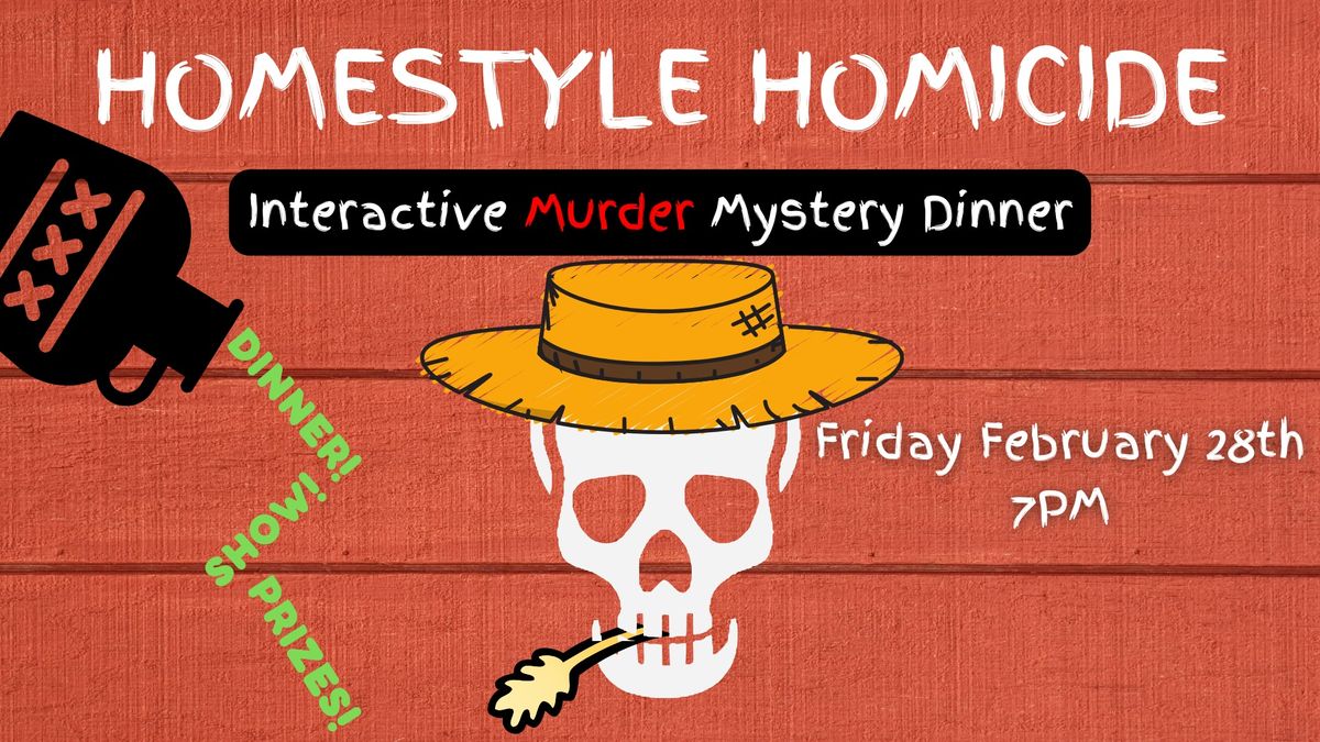 Murder Mystery at Captain Lawrence Mt Kisco! ""Homestyle Homicide"