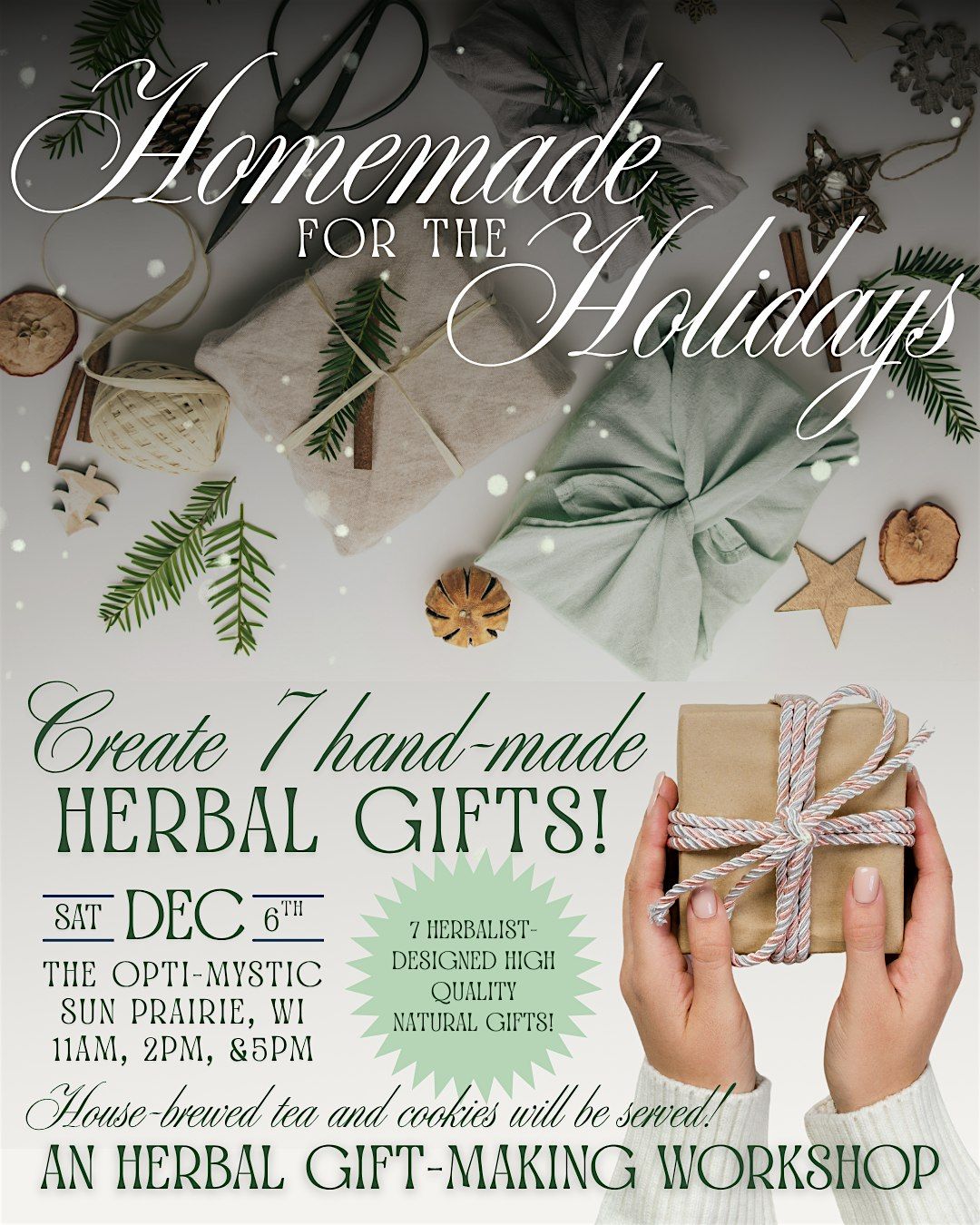 Homemade for the Holidays: An Herbal Gift-Making Workshop