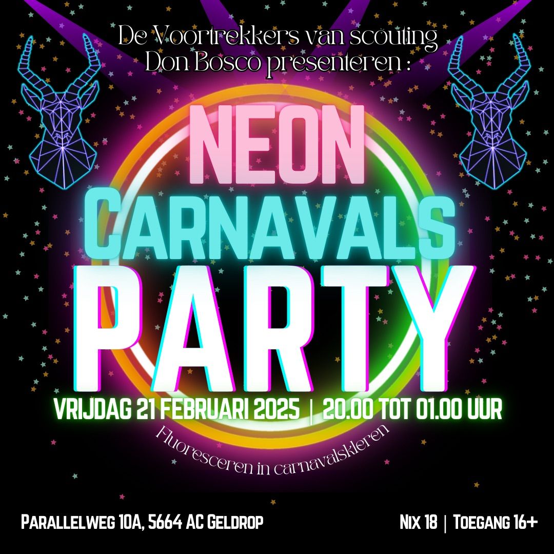 Neon Carnavals Party! - Fluoresceren in carnavalskleren 