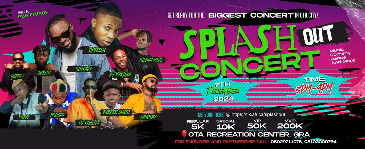 SPLASH OUT CONCERT