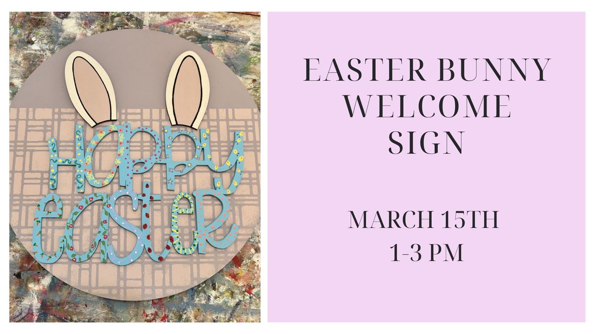 Happy Easter Sign