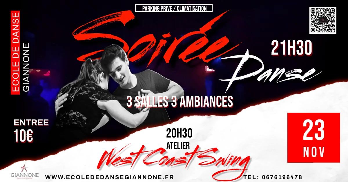 SOIREE 3 SALLES 3 AMBIANCES Giannone \u00e9cole de danse