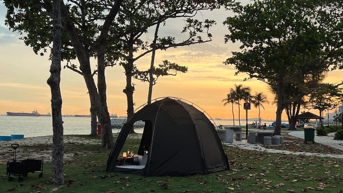 Sunset Glamping at East Coast Park