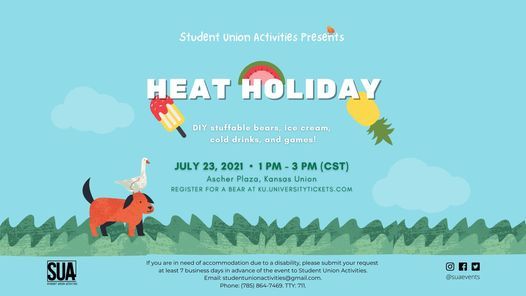 Heat Holiday Ascher Plaza Lawrence 23 July 21