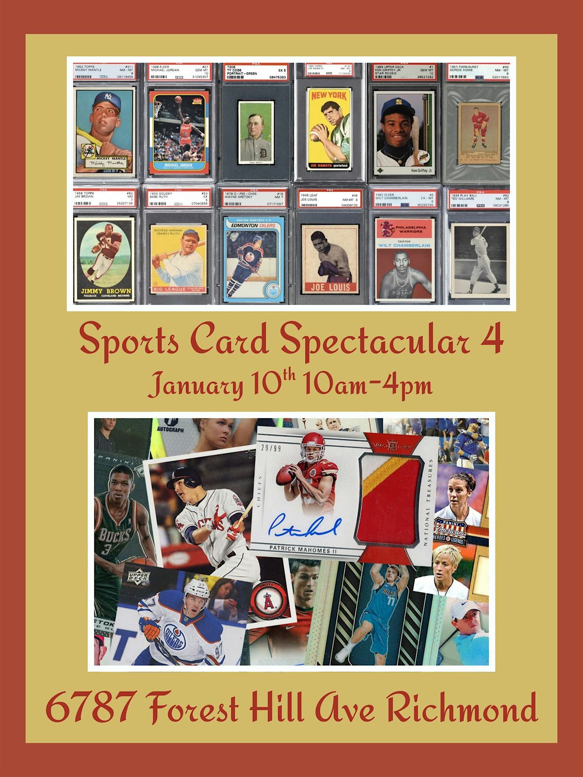 PDCC"s RVA Sports Card Spectacular 4 (Sports Exclusive Card Show)
