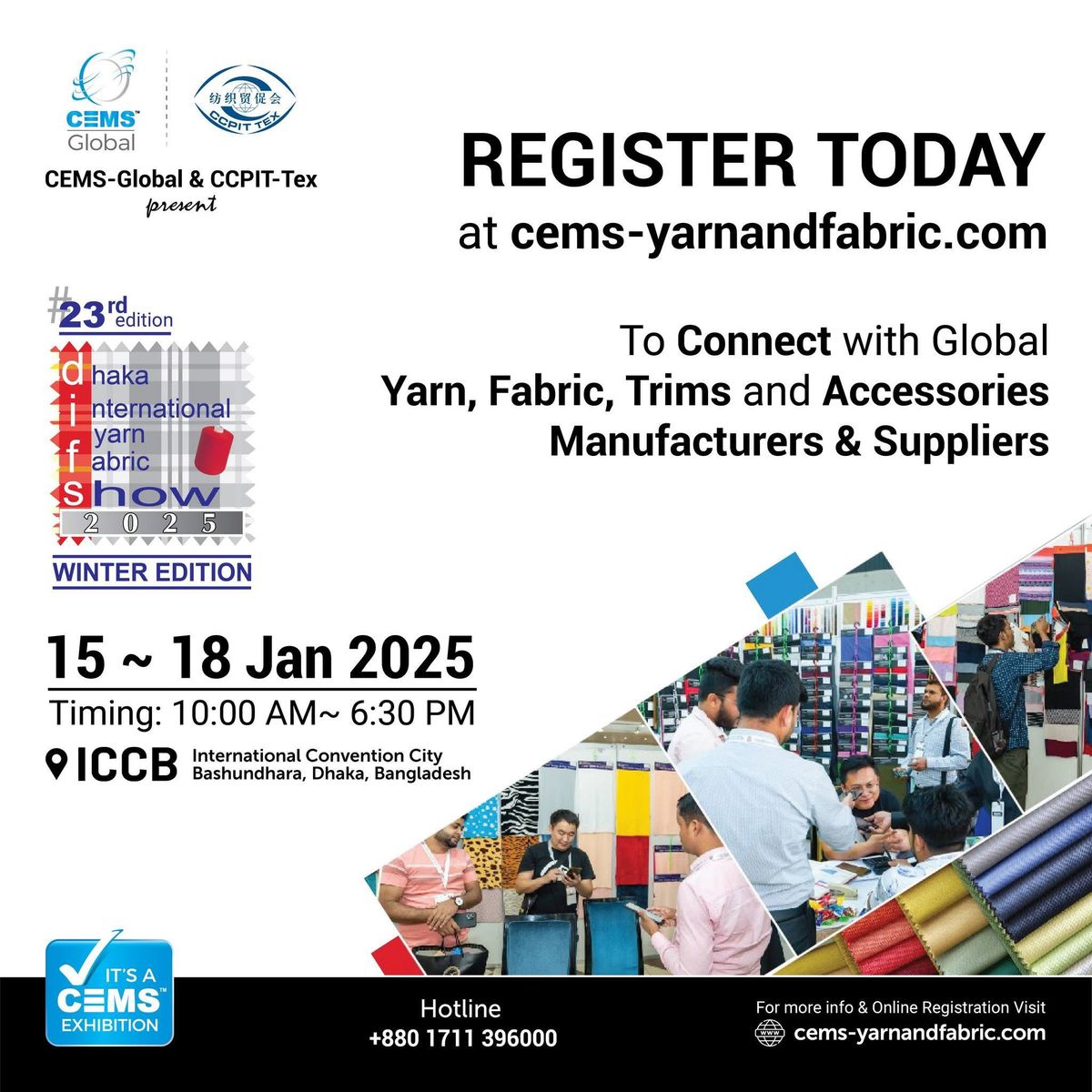 Dhaka International Yarn Fabric Show 2025