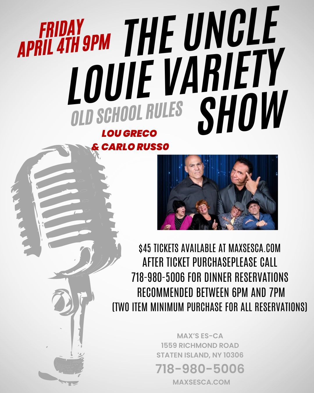 Uncle Louie Variety Show 