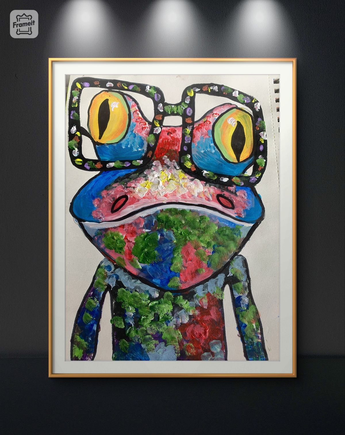 Frog in Glasses
