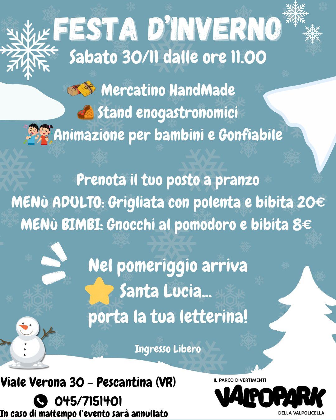 Festa d'Inverno al Valpopark