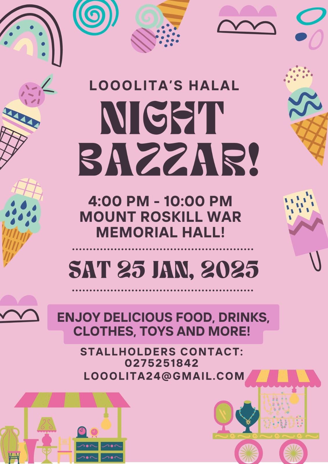 Halal Night Bazzar!\ud83c\udf19 