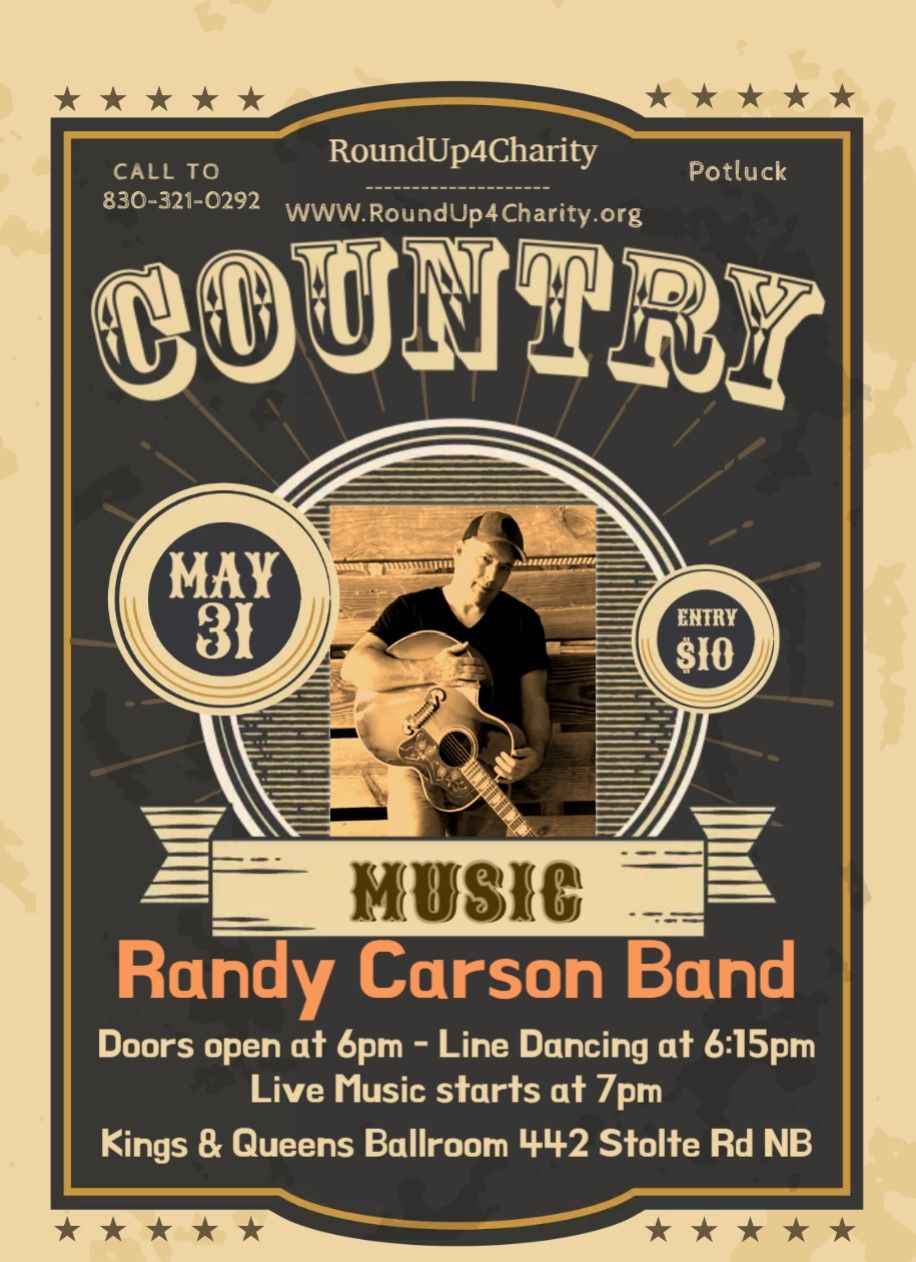 Randy Carson Band - Friday Night Dance May 31st