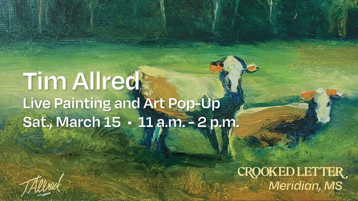 Tim Allred Live Painting and Art Pop-Up