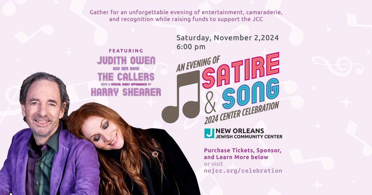 Center Celebration: An Evening of Satire & Song