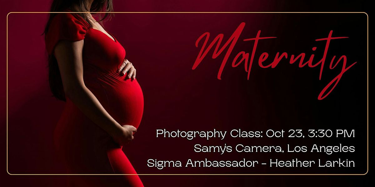 Studio Maternity Portraits w\/ Sigma Ambassador Heather Larkin - Los Angeles